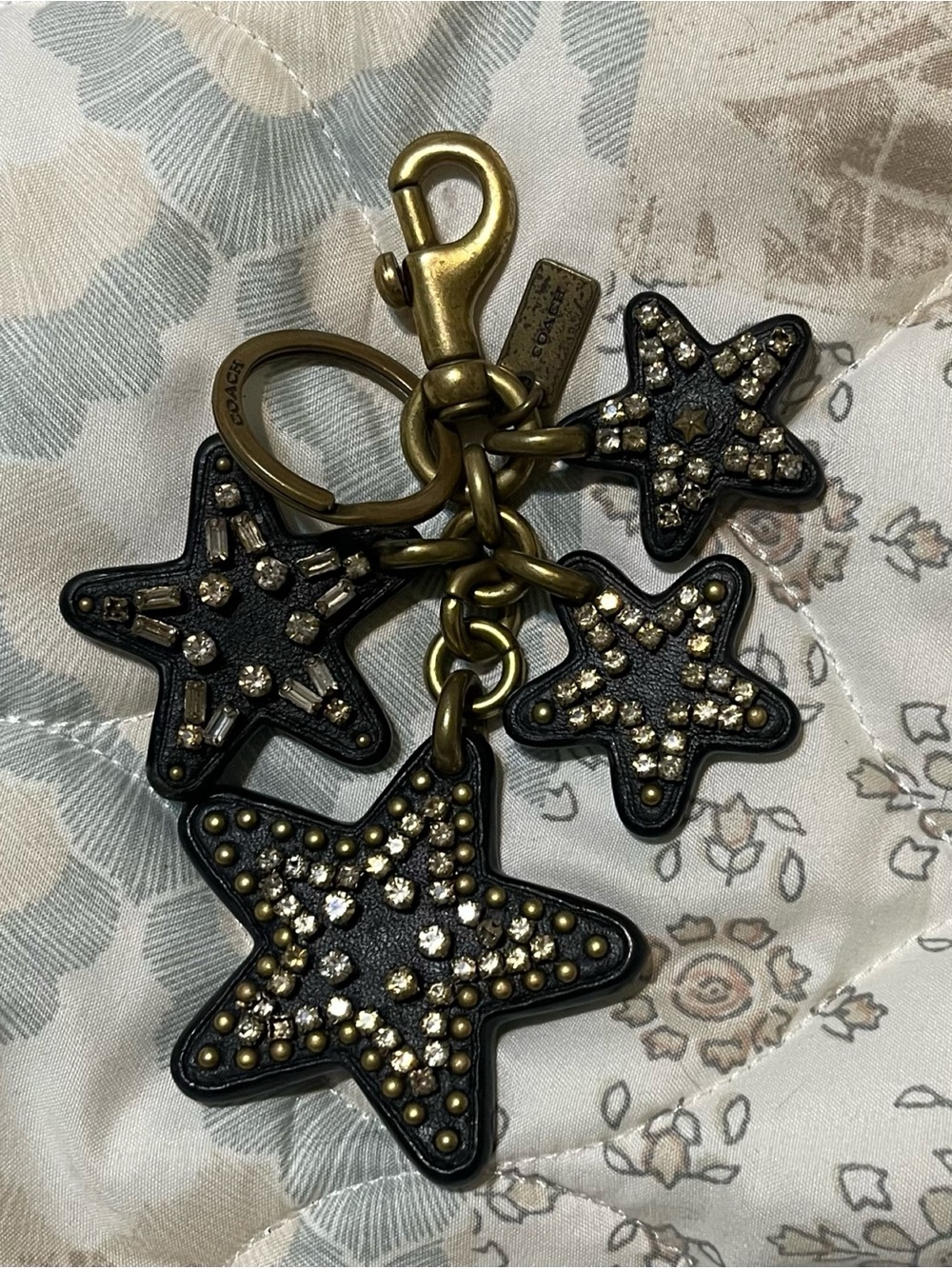 DAMAGED Coach Star Keychain!